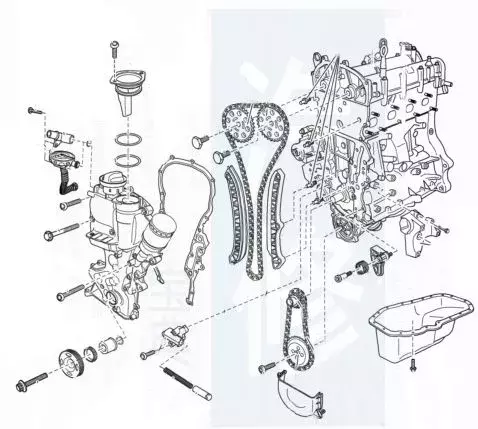 大众车系82张正时皮带安装示意图,值得修理工收藏