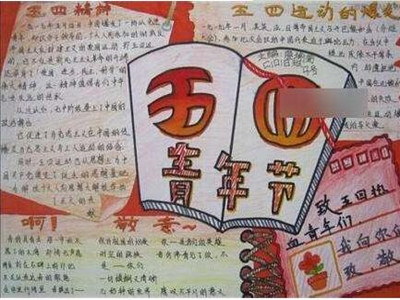 青年大学习板报（激情五月）