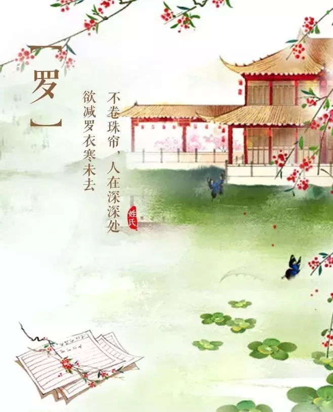 13个姓氏,13句古诗词——以你之姓,冠我之名!