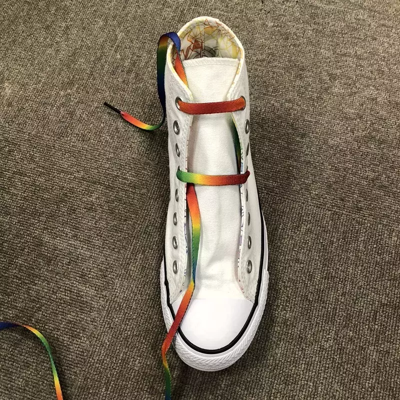 匡威鞋带系法高帮匡威高帮鞋带经典系法