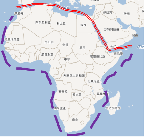 亚非分界线是哪里？盘点亚非欧三大洲的主要分界线-第23张图片