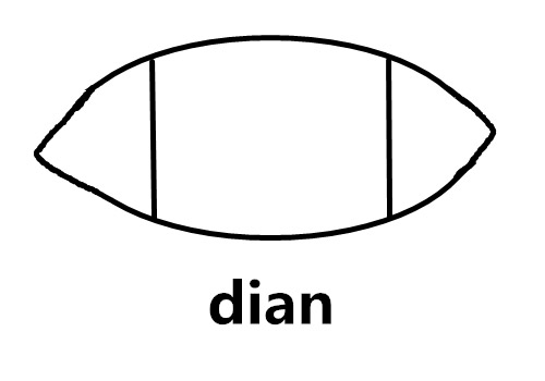 枣核简笔画图片大全图片