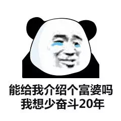 富婆：听说有小伙子想少奋斗20年