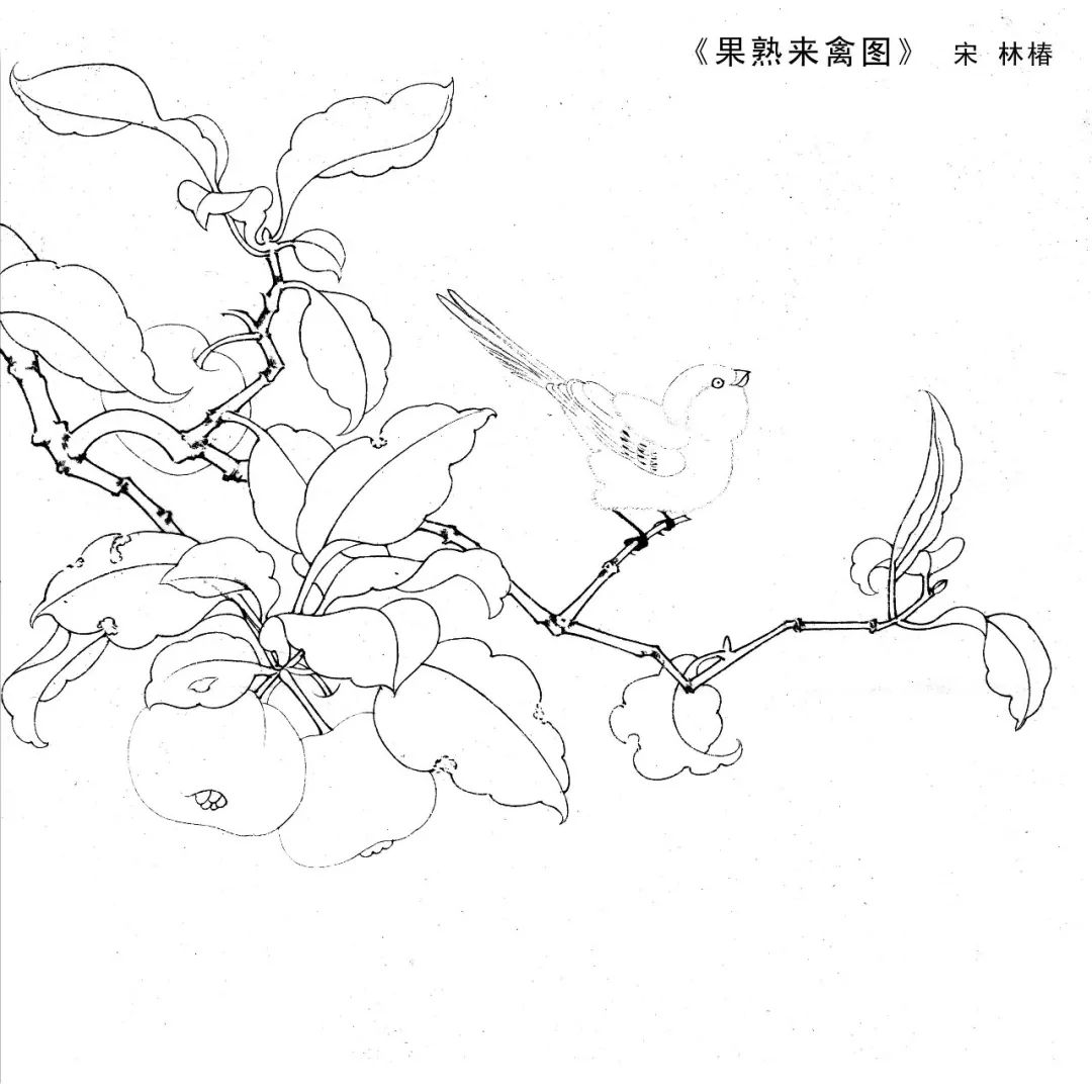 宋画工笔白描,适合临摹的学习素材