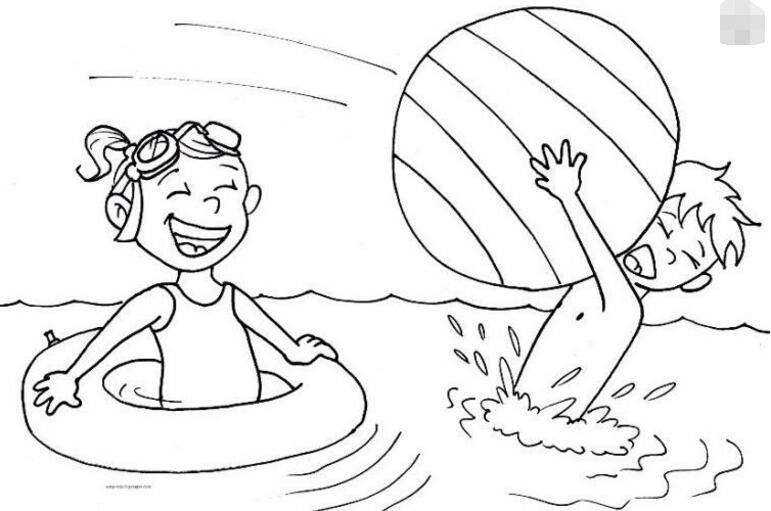 有关夏天的简笔画大全(为孩子收藏!