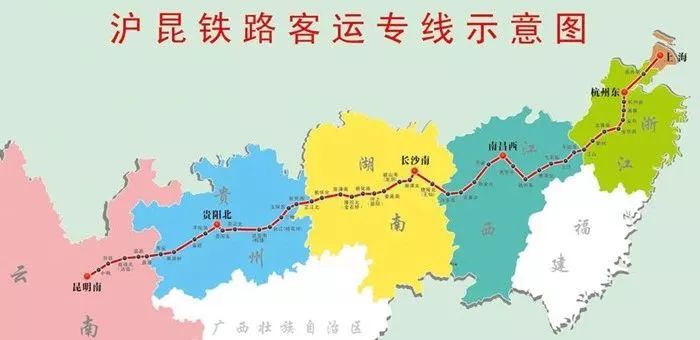 沪昆线铁路示意图图片