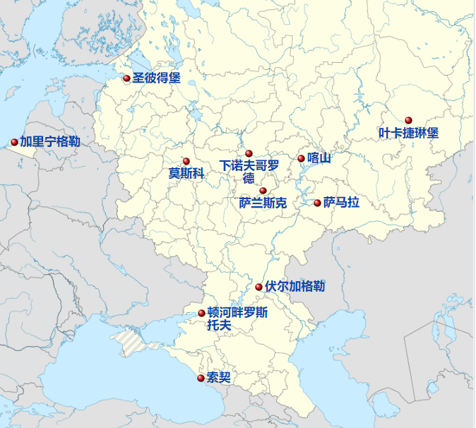 椭圆俄罗斯世界杯(11个城市12座球场！鸟瞰俄罗斯世界杯球场！感受上帝视角下的球场)