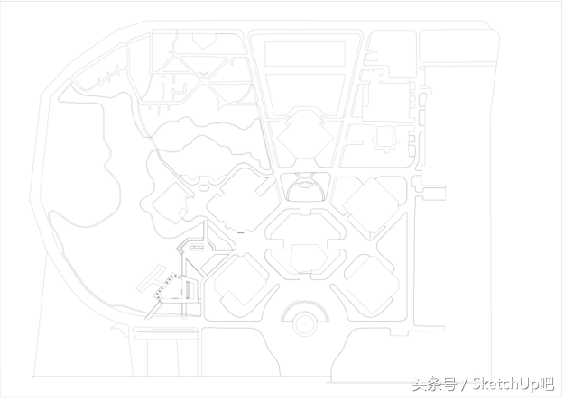 适合新人设计师的一小时出总平面图教程