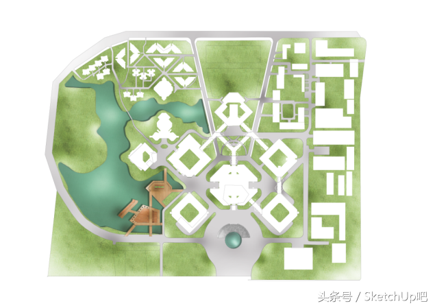 适合新人设计师的一小时出总平面图教程