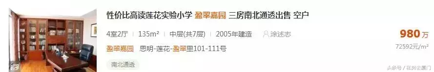 15万/m²?!厦门17所名校学区房价格曝光……孩子还有学上吗?