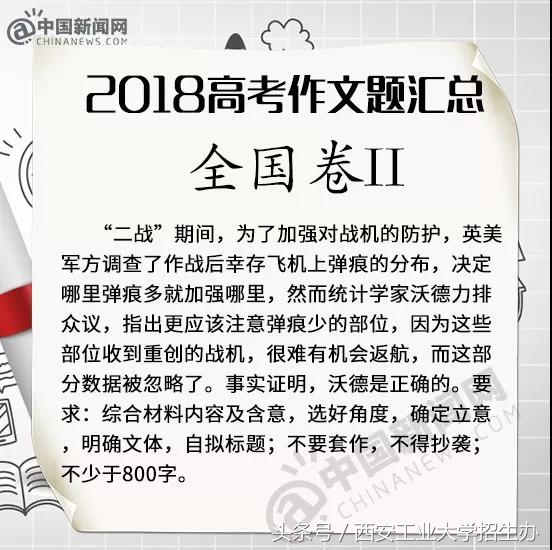 新鲜出炉！2018年全国各地高考作文题目（完整版）！看看哪个更扎心？