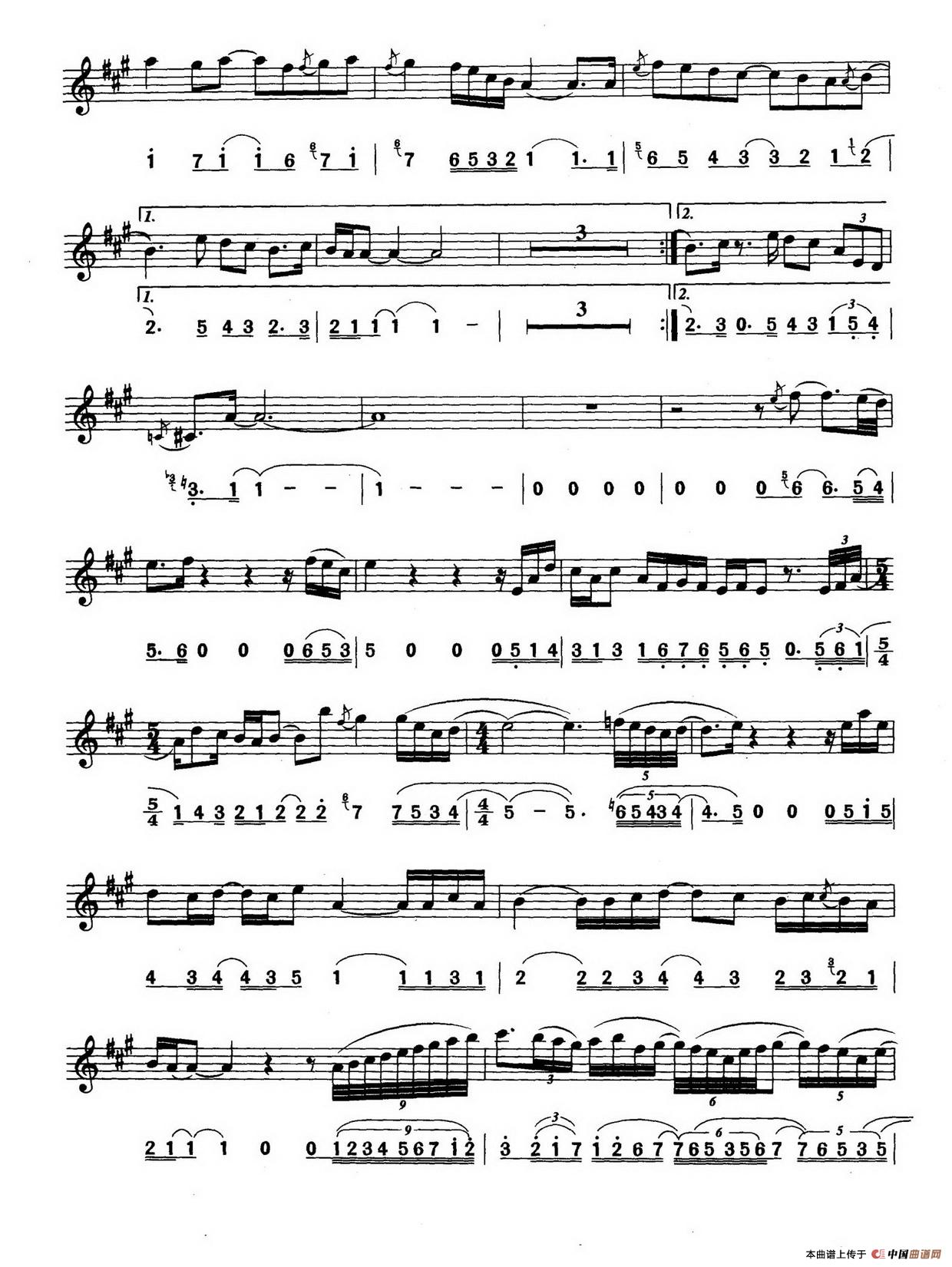 世界十大萨克斯演奏名曲内附有曲谱（简谱版）