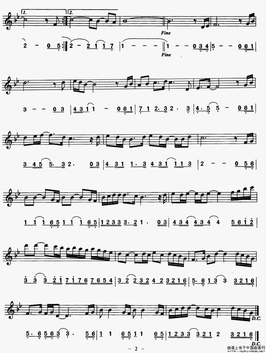 世界十大萨克斯演奏名曲内附有曲谱（简谱版）