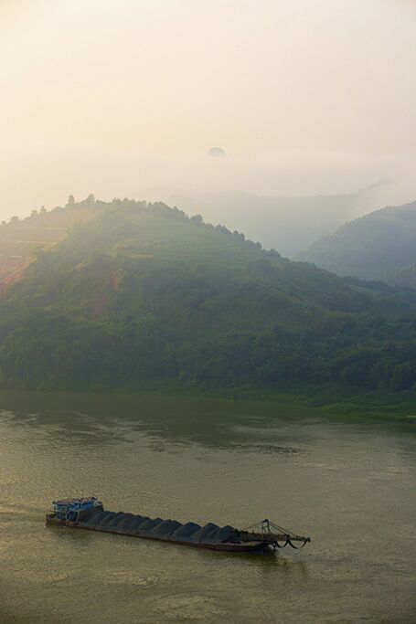 醉美西江晨景