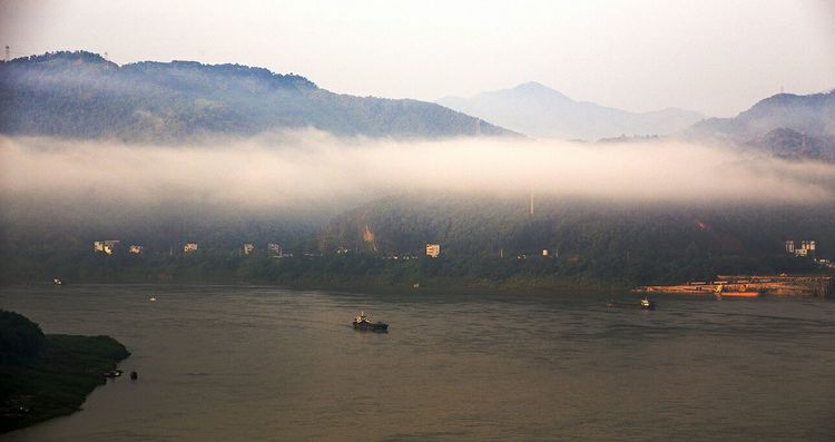 醉美西江晨景