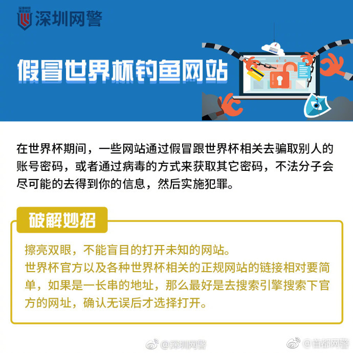 2018世界杯安全锦囊(世界杯来了 小心网络陷阱这些安全锦囊请小心收藏！)