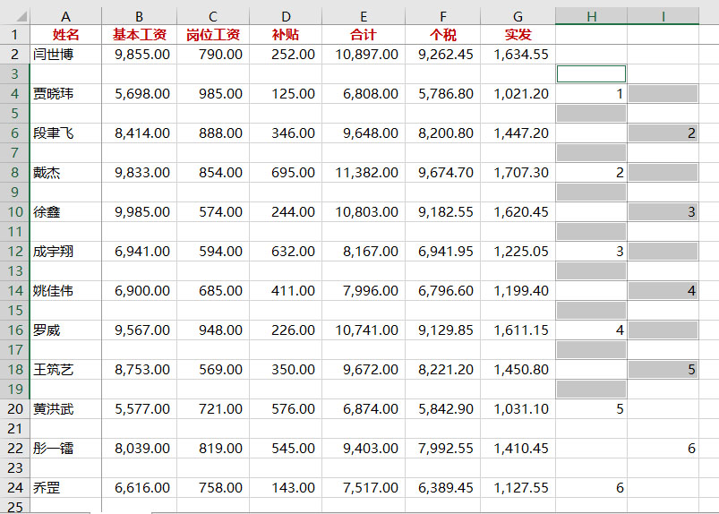 通过工资表制作工资条的两种方法详解