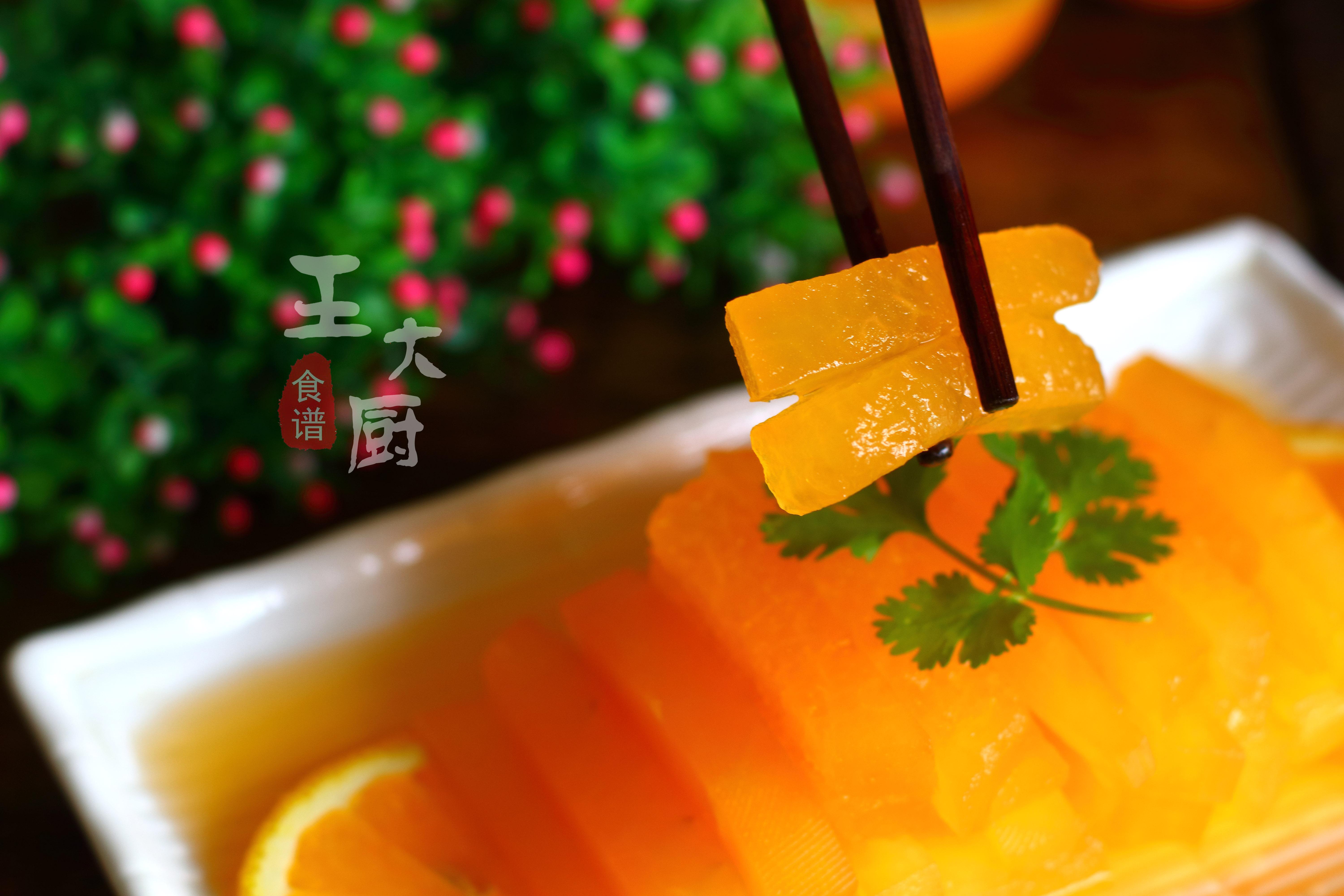 橙汁冬瓜条,冬瓜还可以这么做吗,真的爱上吃冬瓜了,不要太好吃