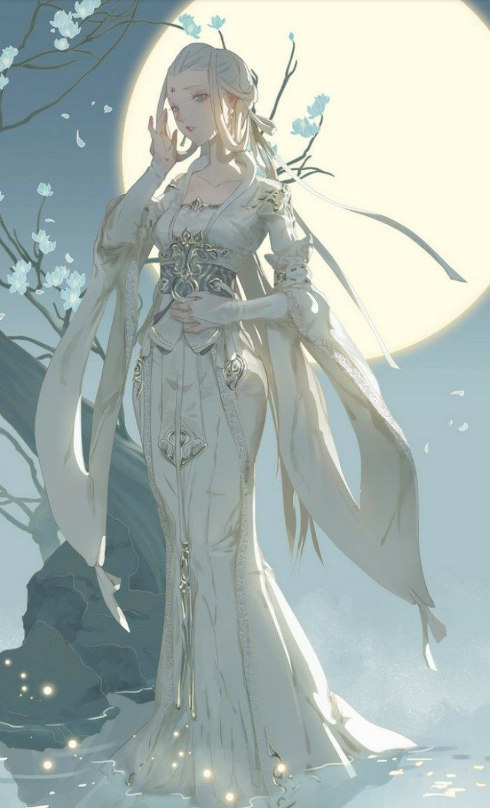 十二星座专属月下美人画像,双子座英姿飒爽,处女座圣洁无暇!