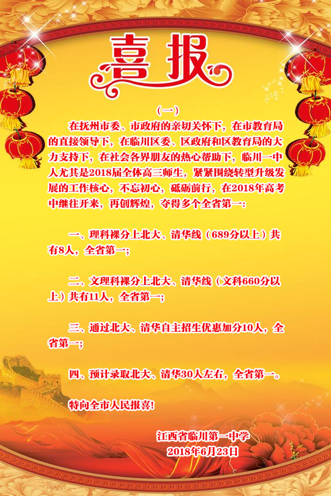 看看今年江西重点中学的高考喜报，谁才是名副其实的大赢家？