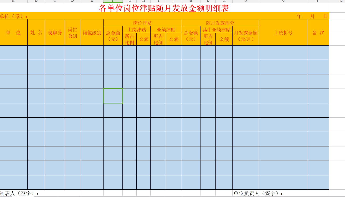 2020最新工资表模版集合（自带公式，含税、社保）！会计无偿分享