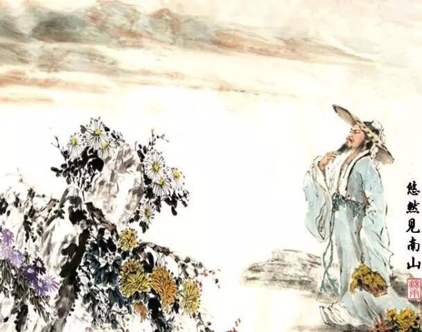 “采菊东篱下，悠然见南山”，这个“见”字，到底怎么读？