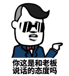 你这是和我说话的态度么