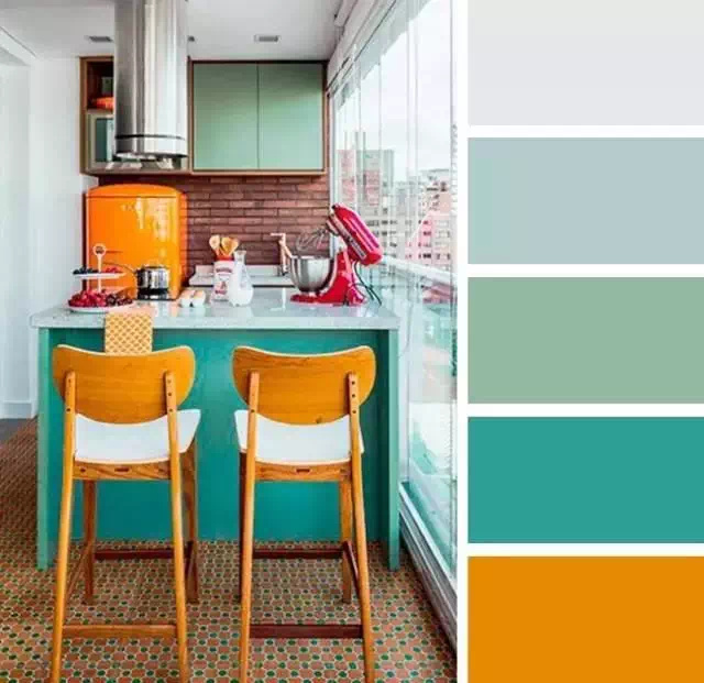 厨房配色攻略，这才是属于厨房的色彩！「非常实用」