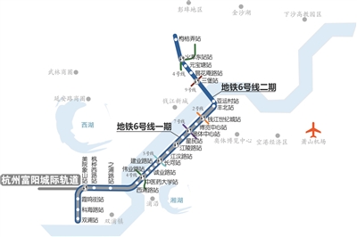 地铁6号线站点正式确定 钱江世纪城将增设“亚运村站”