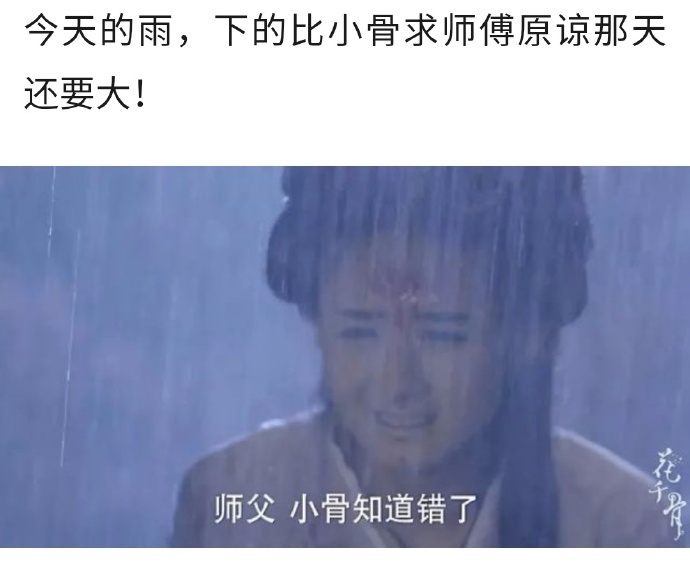 今天的雨，下的跟依萍她爸要钱那天一样大「下雨表情包」