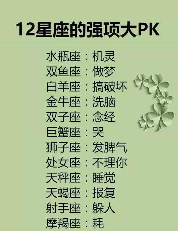 十二星座的城府有多深，白羊座的强项是搞破坏