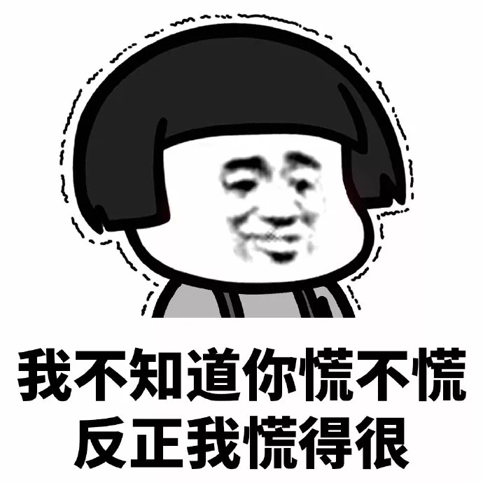 这个问题，慌的我想