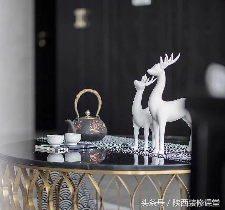 不是样板房，黑白灰水墨新中式