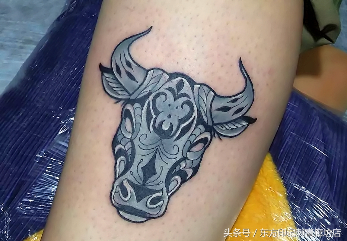 金牛座纹身图案欣赏_达一风水网