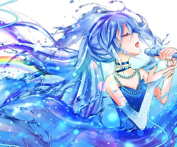 十二星座相对应的初音未来,颜艺俱佳,天秤座的梦幻唯美!