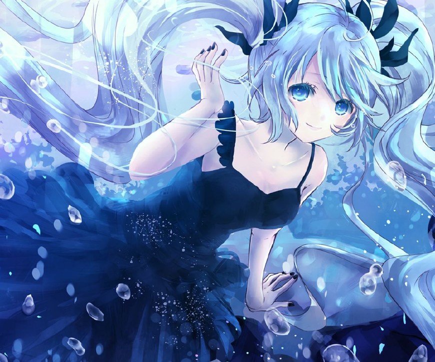 十二星座相对应的初音未来,颜艺俱佳,天秤座的梦幻唯美!