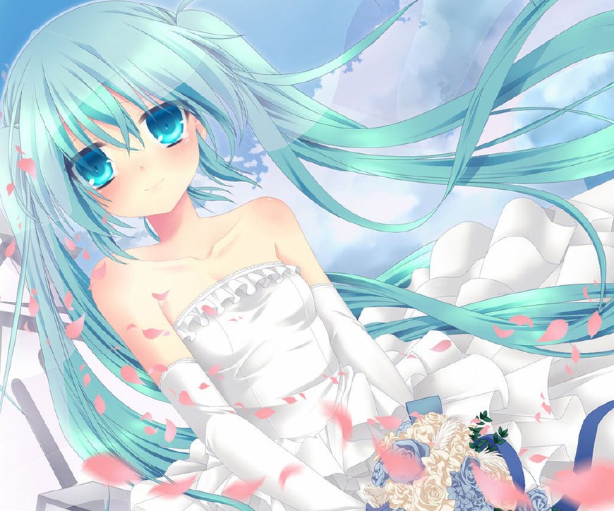 十二星座相对应的初音未来,颜艺俱佳,天秤座的梦幻唯美!