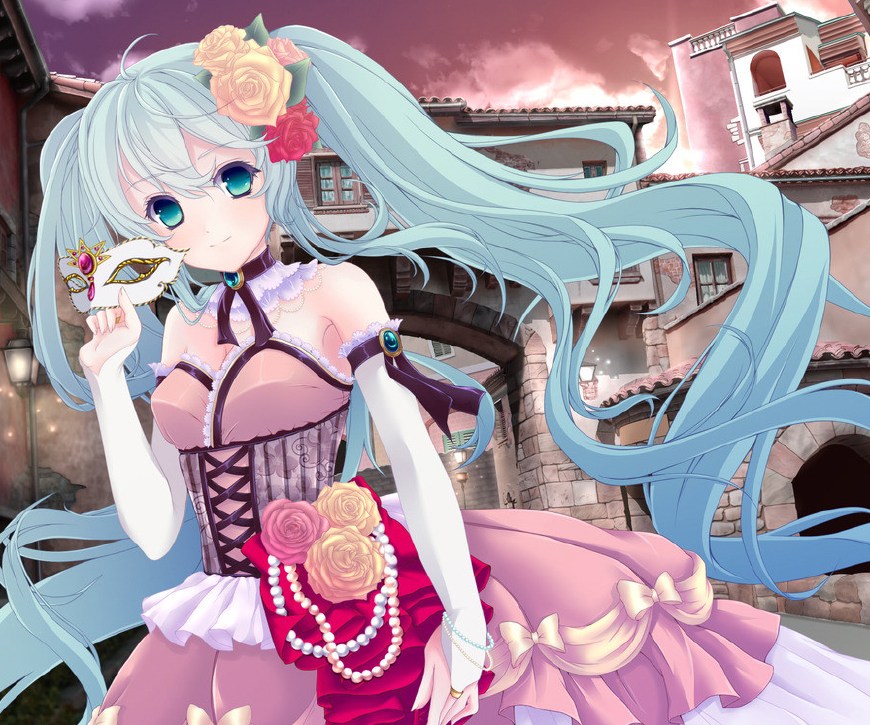 十二星座相对应的初音未来,颜艺俱佳,天秤座的梦幻唯美!