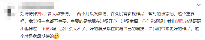 刘诗诗一个月不更博自动降成黄V，明星咋都这么不爱发微博？