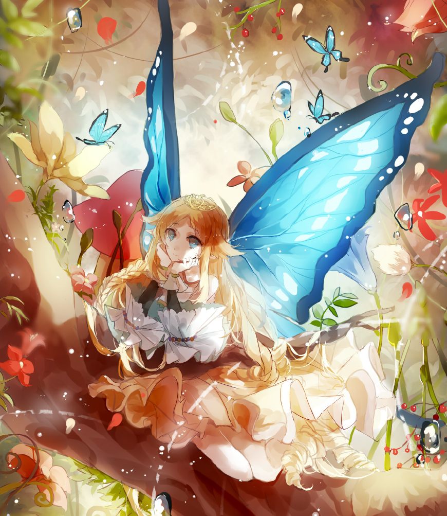 十二星座化身为花丛中的蝴蝶仙子,金牛座可爱呆萌,狮子座是女王