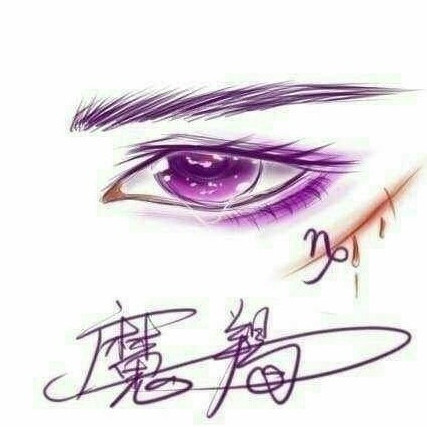 十二星座相对应的手绘眼睛,处女座柔情似水,射手座冷冽又忧伤!