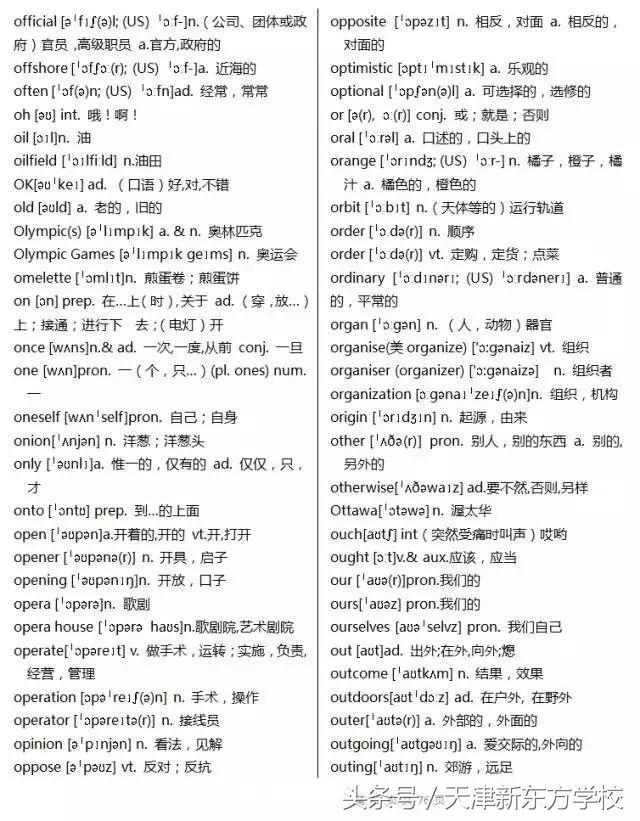 2019高考英语3500个词汇详解（收藏拿回家，慢慢背吧）