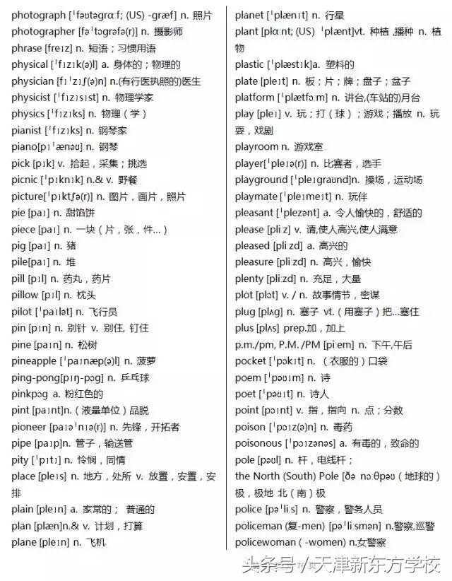 2019高考英语3500个词汇详解（收藏拿回家，慢慢背吧）