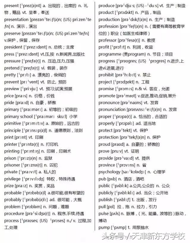 2019高考英语3500个词汇详解（收藏拿回家，慢慢背吧）