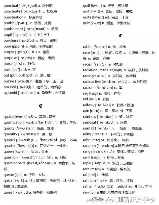 2019高考英语3500个词汇详解（收藏拿回家，慢慢背吧）