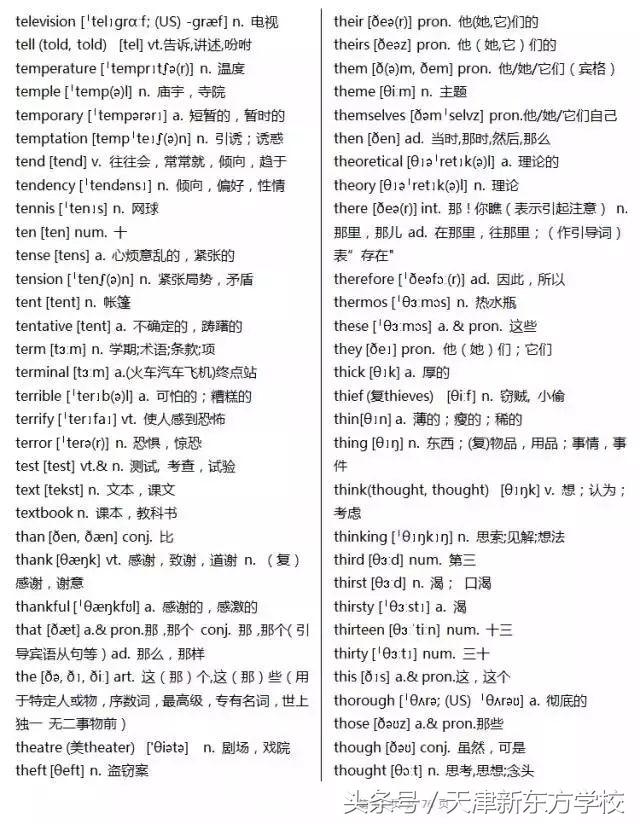 2019高考英语3500个词汇详解（收藏拿回家，慢慢背吧）