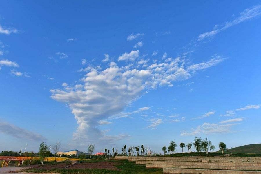 我们有理由相信，“云卷云舒”这一词句的出处是李白的这首唐诗