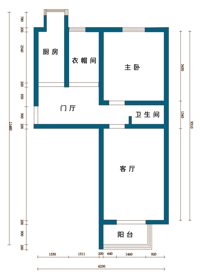 刀把户型60㎡装修效果图展示：巧用空间，提升居住舒适度