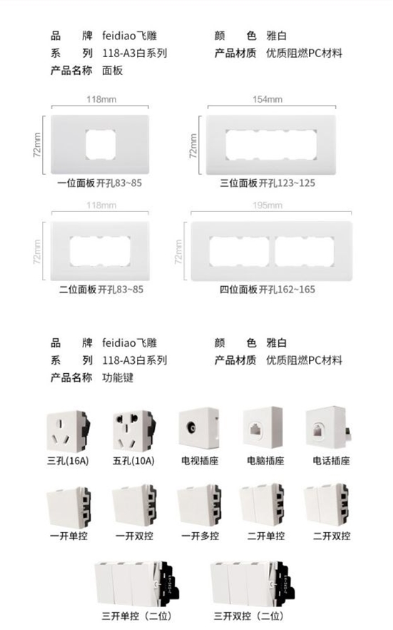 装修这6个牌子的开关插座，迪拜都在用！质量敢拿命保证！附报价