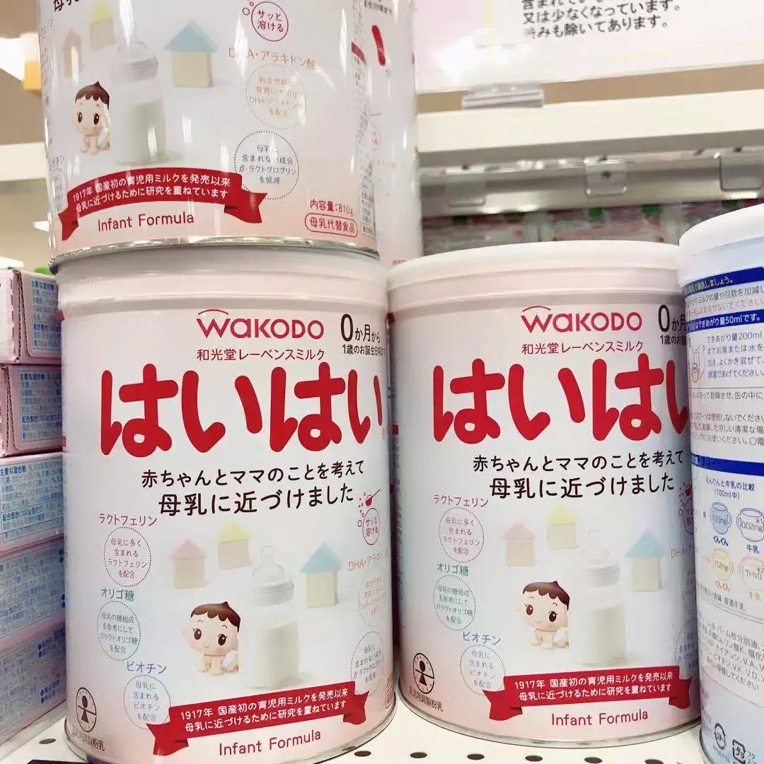 不含三聚氰胺的健康安全的儿童网红奶粉,了解一下?日本奶粉系列